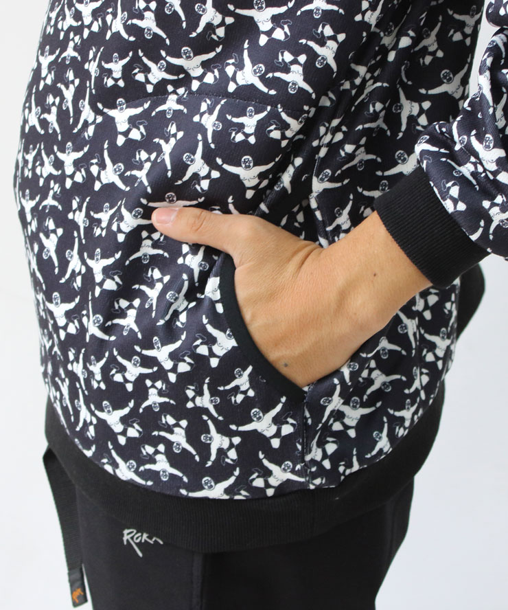 gym master（ジムマスター） ニット フリースジャケット ハッピー