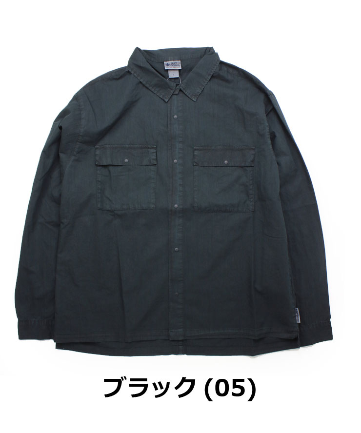 爆買 ジムマスター シャツ メンズ レディース gym master ピグメントシャツ g433738 シャツシャケット ライトアウター 長袖シャツ | gym master | 01