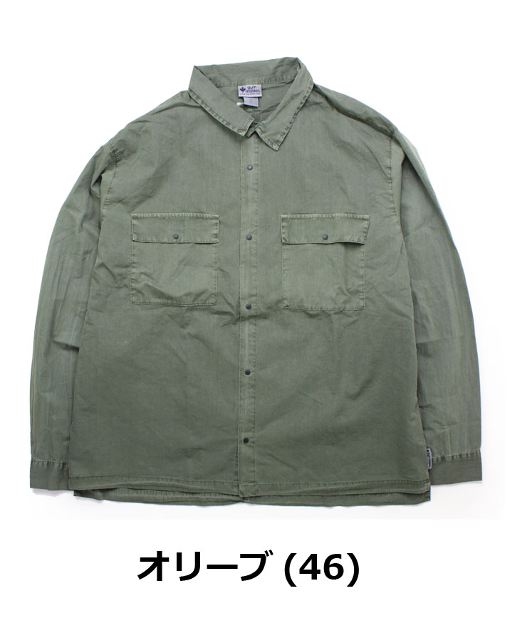 爆買 ジムマスター シャツ メンズ レディース gym master ピグメントシャツ g433738 シャツシャケット ライトアウター 長袖シャツ | gym master | 03