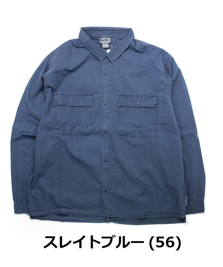 爆買 ジムマスター シャツ メンズ レディース gym master ピグメントシャツ g433738 シャツシャケット ライトアウター 長袖シャツ | gym master | 04