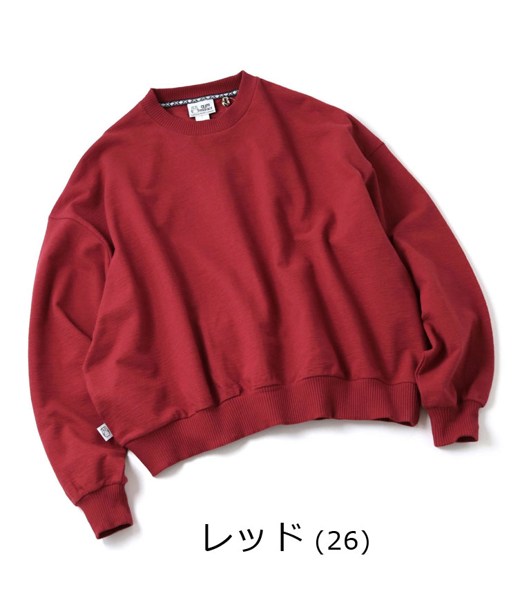 gym master ジムマスター ブロックインレーボリュームスリーブクルー G433750 トップス カットソー クルーネック 長袖 ボリュームスリーブ | gym master | 03