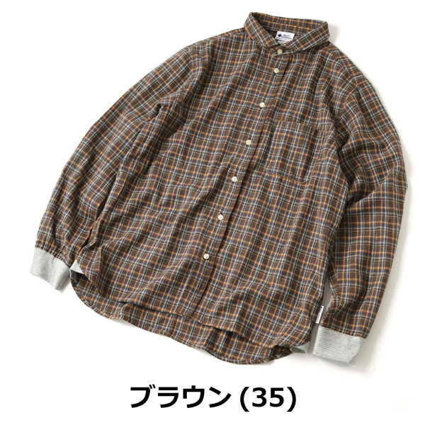 爆買 ジムマスター シャツ メンズ レディース gym master 2WAYショールカラーチェックネルシャツ g433755 ネルシャツ チェックシャツ | gym master | 04