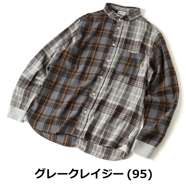 爆買 ジムマスター シャツ メンズ レディース gym master 2WAYショールカラーチェックネルシャツ g433755 ネルシャツ チェックシャツ | gym master | 06