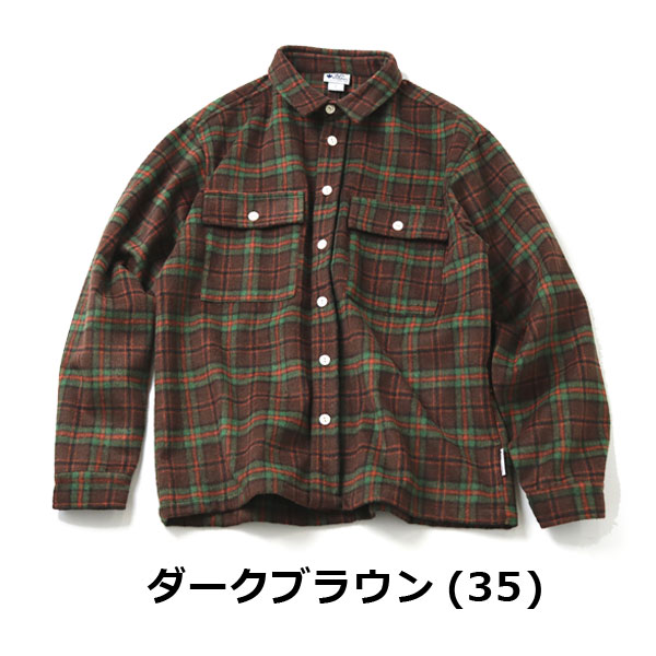 ジムマスター ネルシャツ メンズ 長袖 厚手 gym master ヘビーネルシャツ g433756 チェックネルシャツ 長袖シャツ アメカジ | gym master | 03