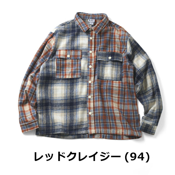 ジムマスター ネルシャツ メンズ 長袖 厚手 gym master ヘビーネルシャツ g433756 チェックネルシャツ 長袖シャツ アメカジ | gym master | 05