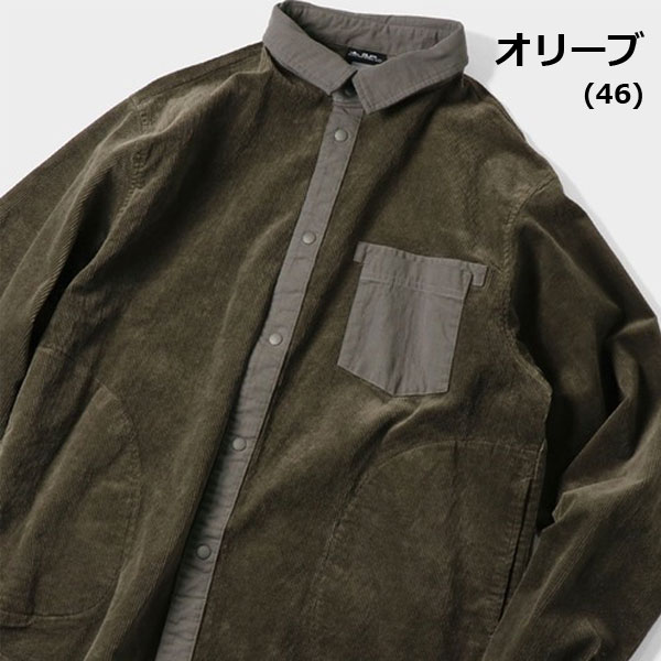 爆買 シャツ ジャケット gym master ジムマスター ストレッチコーデュロイシャツJKT G433763  メンズ レディース コットン 綿 | gym master | 03