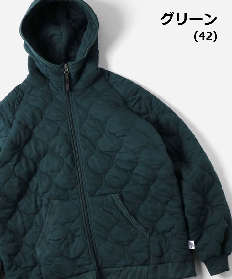 ジムマスター スウェット パーカー メンズ レディース gym master ウェーブ キルト ジップパーカー G433766 | gym master | 04