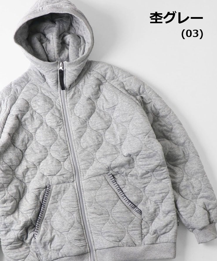 ジムマスター スウェット パーカー メンズ レディース gym master ウェーブ キルト ジップパーカー G433766 | gym master | 01