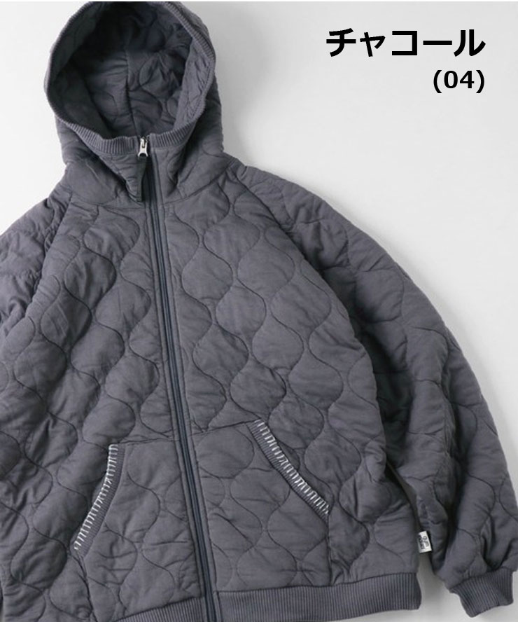 ジムマスター スウェット パーカー メンズ レディース gym master ウェーブ キルト ジップパーカー G433766 | gym master | 02