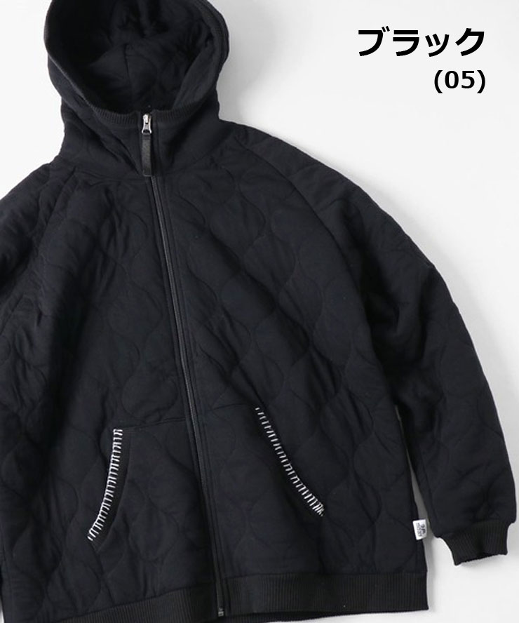 ジムマスター スウェット パーカー メンズ レディース gym master ウェーブ キルト ジップパーカー G433766 | gym master | 03