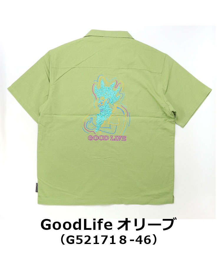 刺繍シャツ メンズ 半袖 ジムマスター 大きいサイズ レディース gym master G521718 G521719 | gym master | 03