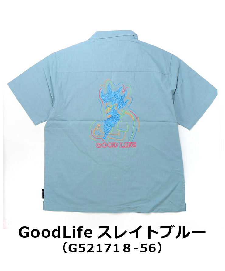 刺繍シャツ メンズ 半袖 ジムマスター 大きいサイズ レディース gym master G521718 G521719 | gym master | 04