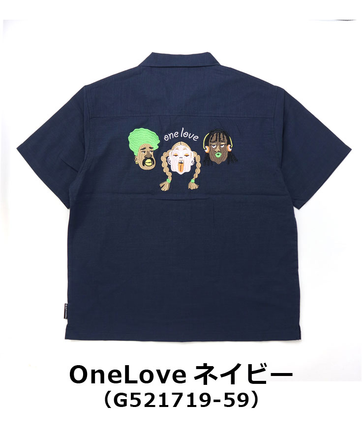 刺繍シャツ メンズ 半袖 ジムマスター 大きいサイズ レディース gym master G521718 G521719 | gym master | 08