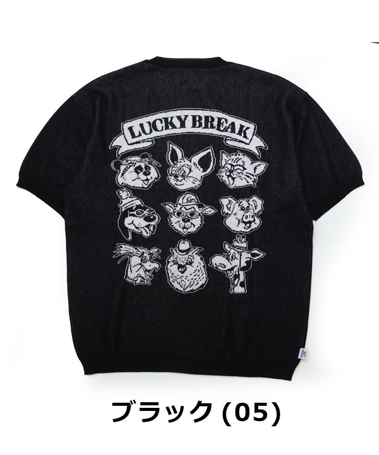 gym master ジムマスター ジャガードニットLuckyBreakTee tシャツ 半袖 メンズ ブランド 大きいサイズ レディース G521737 | gym master | 03