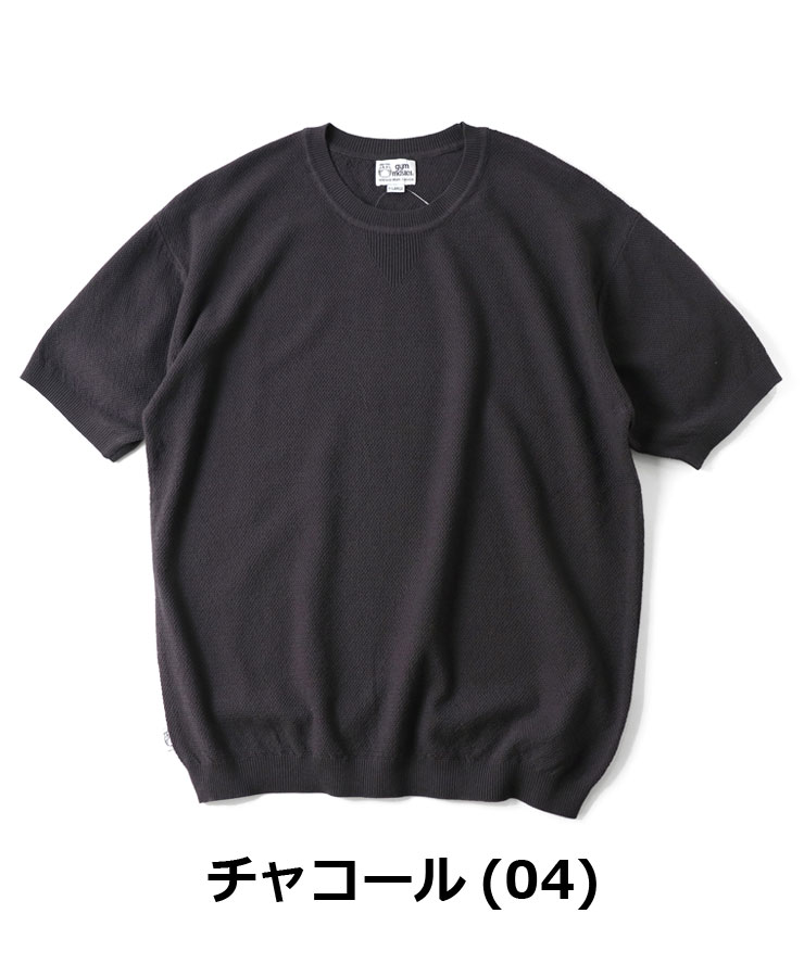 tシャツ 半袖 gym master ジムマスター ハイゲージ ニット クルーネック G521748 Mサイズ Lサイズ XLサイズ | gym master | 02