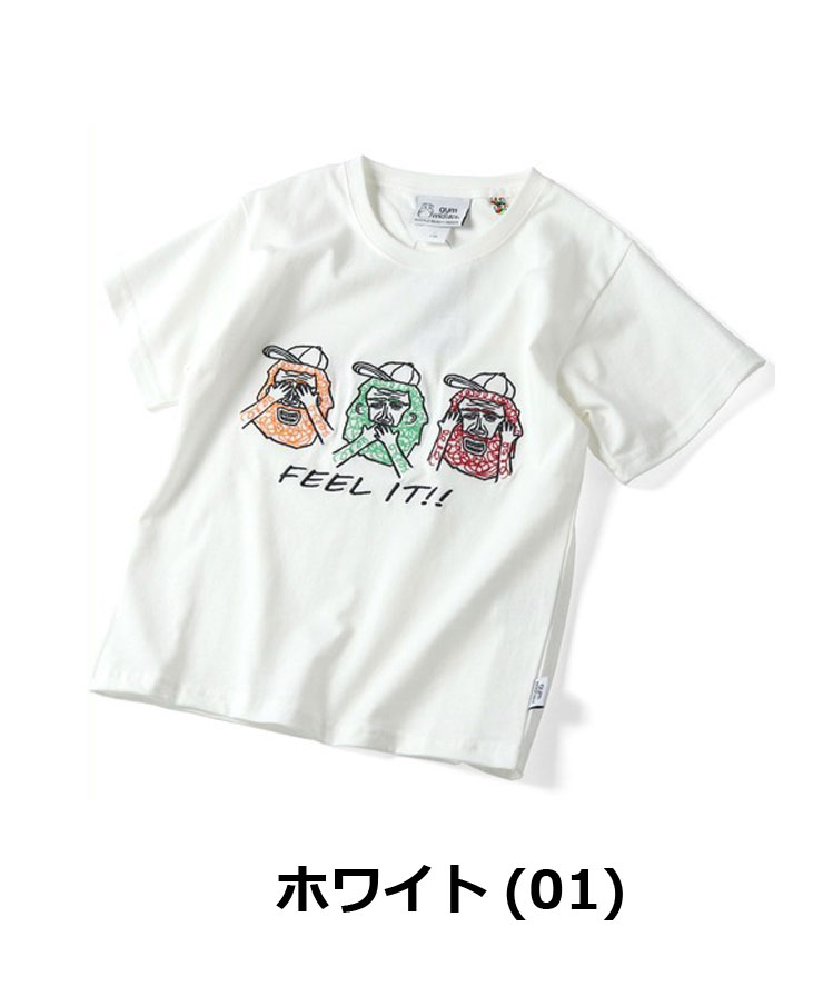 gym master ジムマスター キッズ 7.4ozFeelIt刺繍Tee tシャツ 半袖 子供服 男の子 女の子 ブランド 120 130 140 G521792K | gym master | 01