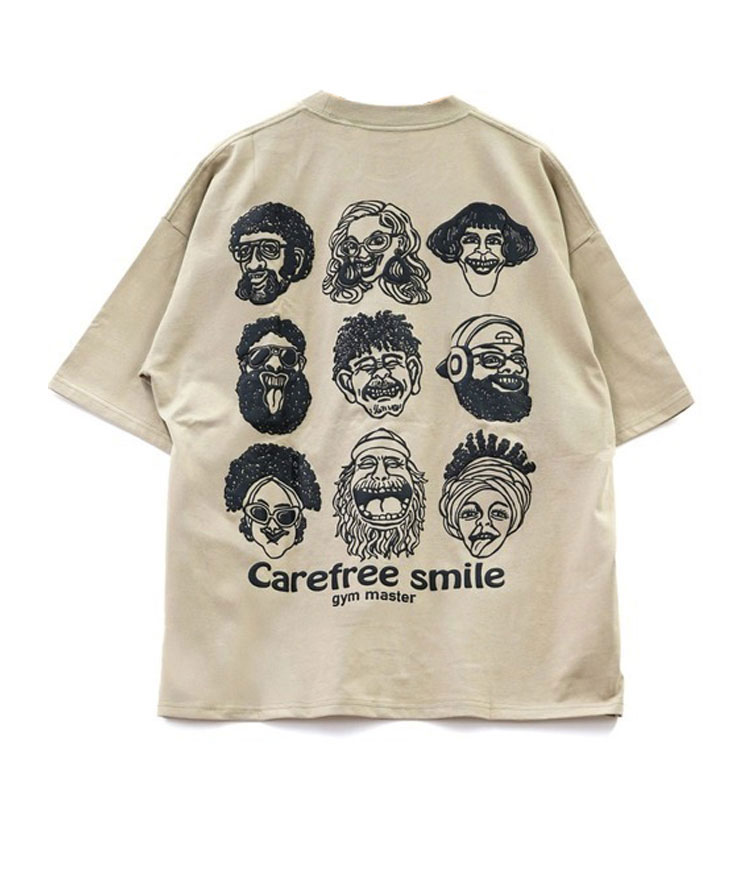 gym master ジムマスター 7.4oz Carefree ビッグTee  tシャツ 半袖 メンズ G521796 ベージュ(31) | gym master | 01