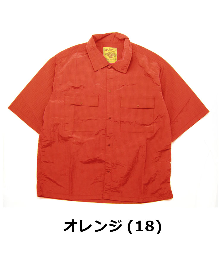 爆買 gym master ジムマスター リップストップナイロンシャツ 半袖シャツ メンズ 大きいサイズ G533711 | gym master | 03