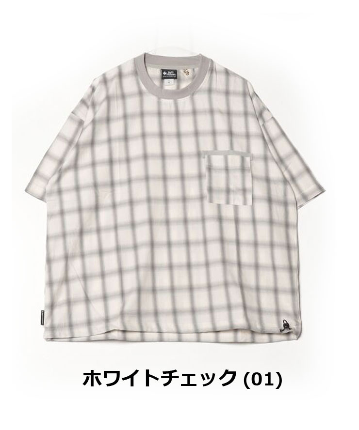 gym master ジムマスター オンブレチェックビッグTee Tシャツ メンズ レディース G533746 / 返品・交換不可 | gym master | 01