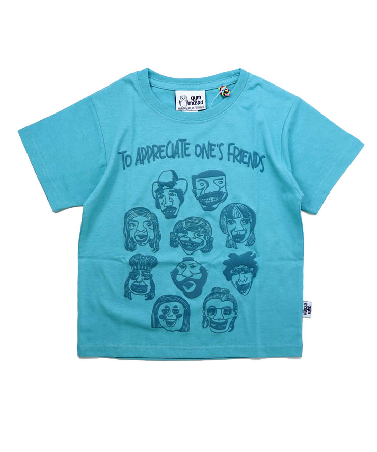 gym master ジムマスター キッズ 5.8ozT/CドライFriendsTee tシャツ 半袖 子供服 男の子 女の子 120 130 140 春 夏 春夏 G533761K | gym master | 04