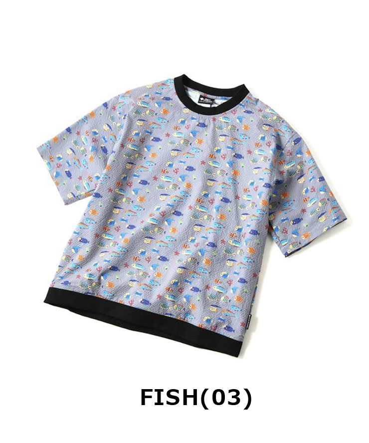 爆買 / gym master ジムマスター ULシアサッカーハッピーペイントTee 涼しい tシャツ 半袖 G533767 | gym master | 01