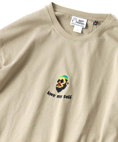 gym master ジムマスター 7.4oz ロンTee love my self G621745 刺繍 AKE A WALK G621746 プリント カットソー トップス | gym master | 03