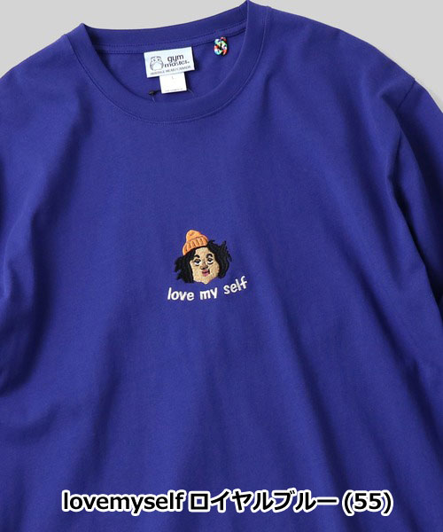 gym master ジムマスター 7.4oz ロンTee love my self G621745 刺繍 AKE A WALK G621746 プリント カットソー トップス | gym master | 06