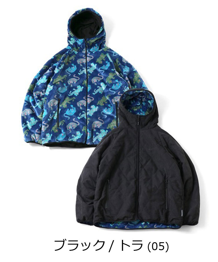 gym master ジムマスター キルト×ハッピーペイントボア RV フードジャケット G621751 メンズ レディース ボアジャケット フリース キルト 秋 冬 秋冬 | gym master | 02