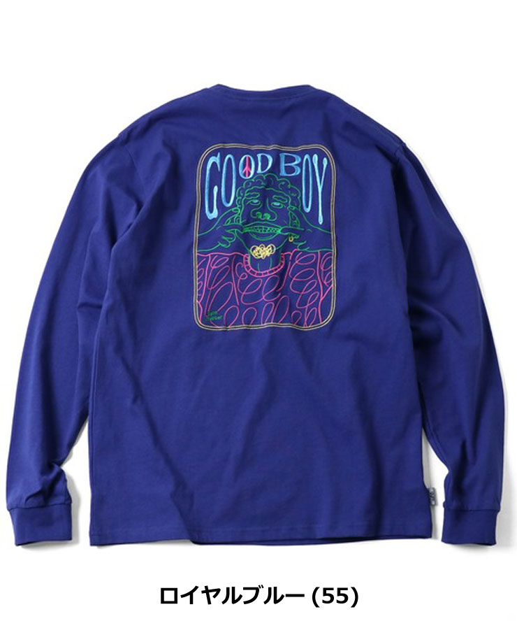 gym master ジムマスター ロンT メンズ 7.4oz ヘビーウェイト 長袖Tシャツ GOOD BOY 刺繍 カジュアル アウトドア 春 秋 G621769 | gym master | 04