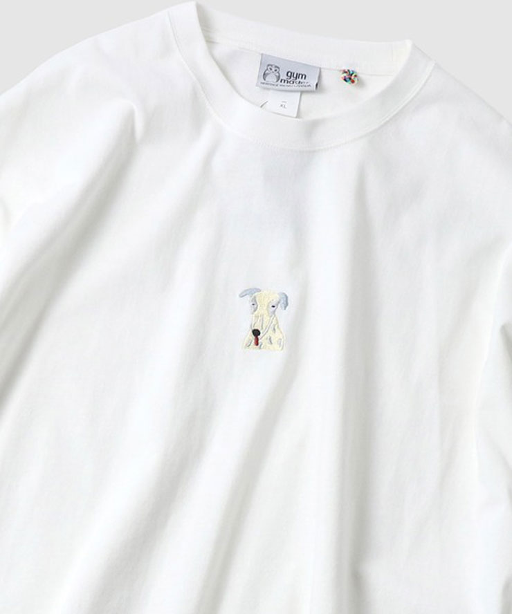 gym master ジムマスター 7.4oz DOG刺繍ビッグロンTEE G621770 | gym master | 01