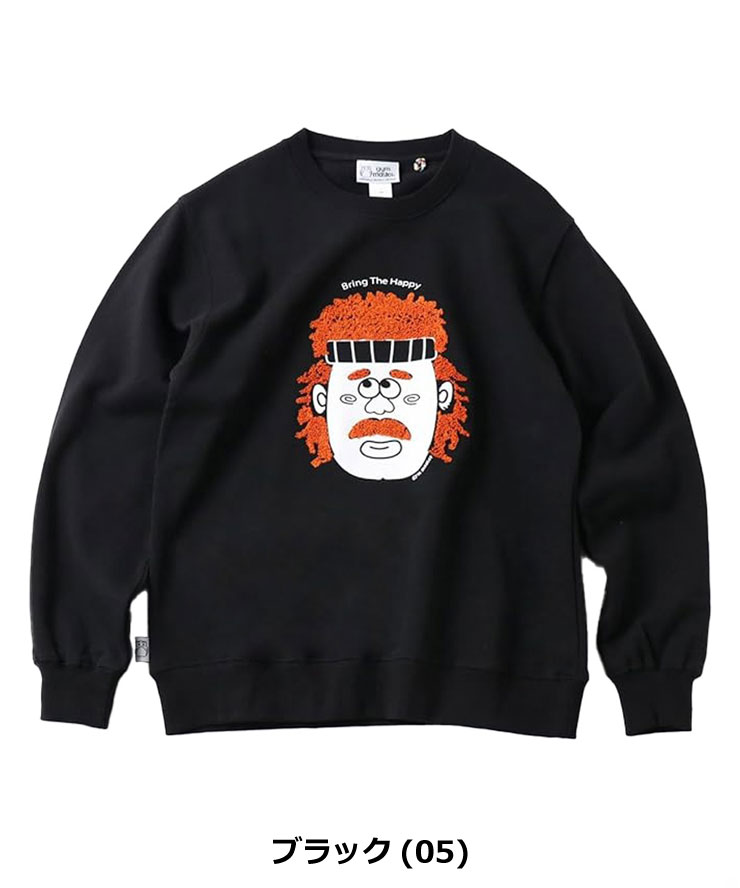 gym master ジムマスター スウェット メンズ 10.3oz ヘビーウェイト トレーナー Bring The Happy プリント 裏毛 カジュアル G621771 | gym master | 02