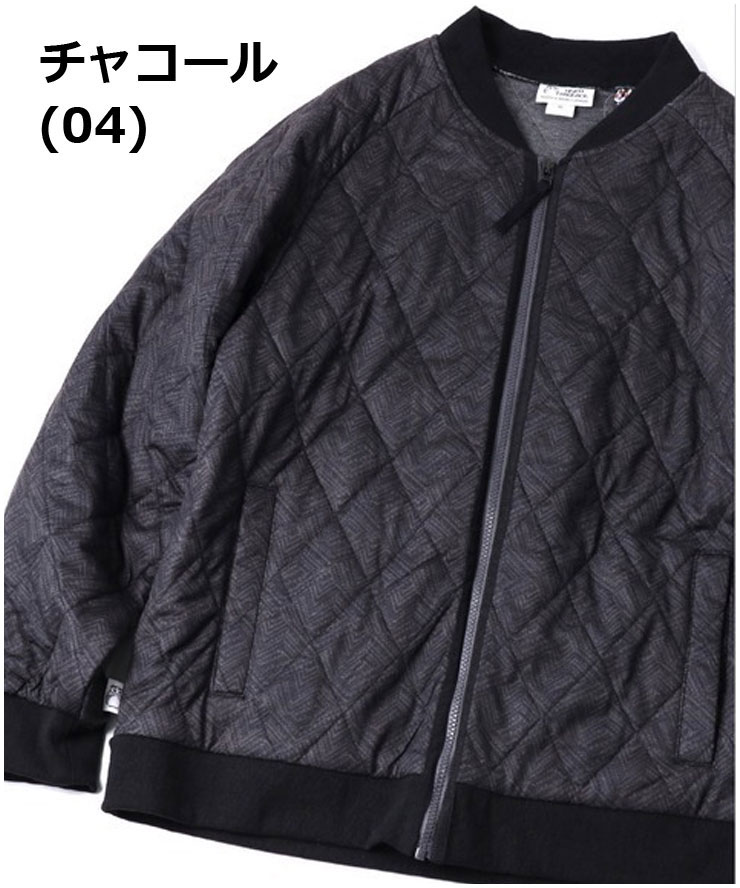 gym master ジムマスター ジャガードキルトジップジャケット G621774 キルティング ジャケット メンズ レディース キルトジャケット 秋 冬  秋冬 | gym master | 01