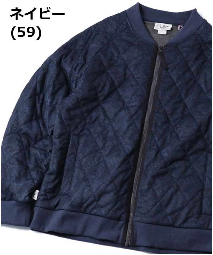 gym master ジムマスター ジャガードキルトジップジャケット G621774 キルティング ジャケット メンズ レディース キルトジャケット 秋 冬  秋冬 | gym master | 04