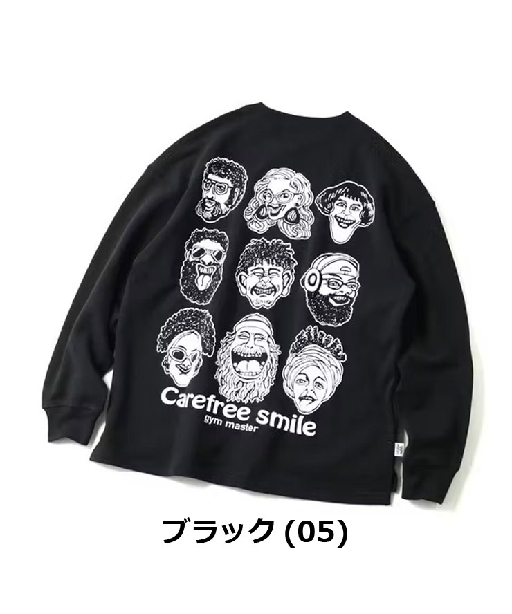 gym master ジムマスター 10.3oz carefree smile スウェットビッグTee G621780 メンズ レディース スウェット トレーナー 秋 冬 秋冬 | gym master | 02
