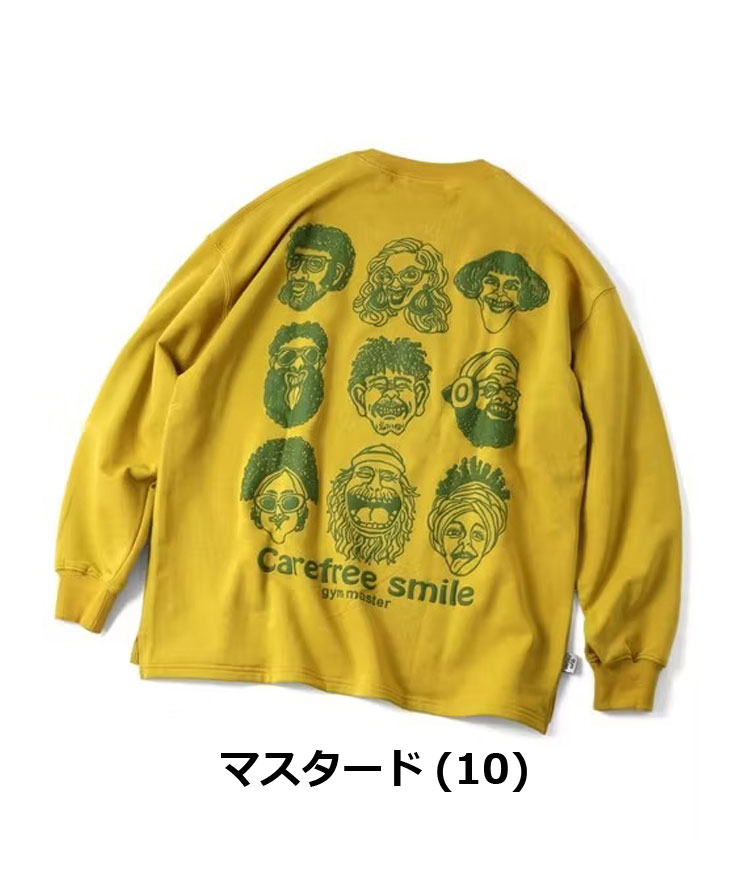 gym master ジムマスター 10.3oz carefree smile スウェットビッグTee G621780 メンズ レディース スウェット トレーナー 秋 冬 秋冬 | gym master | 03