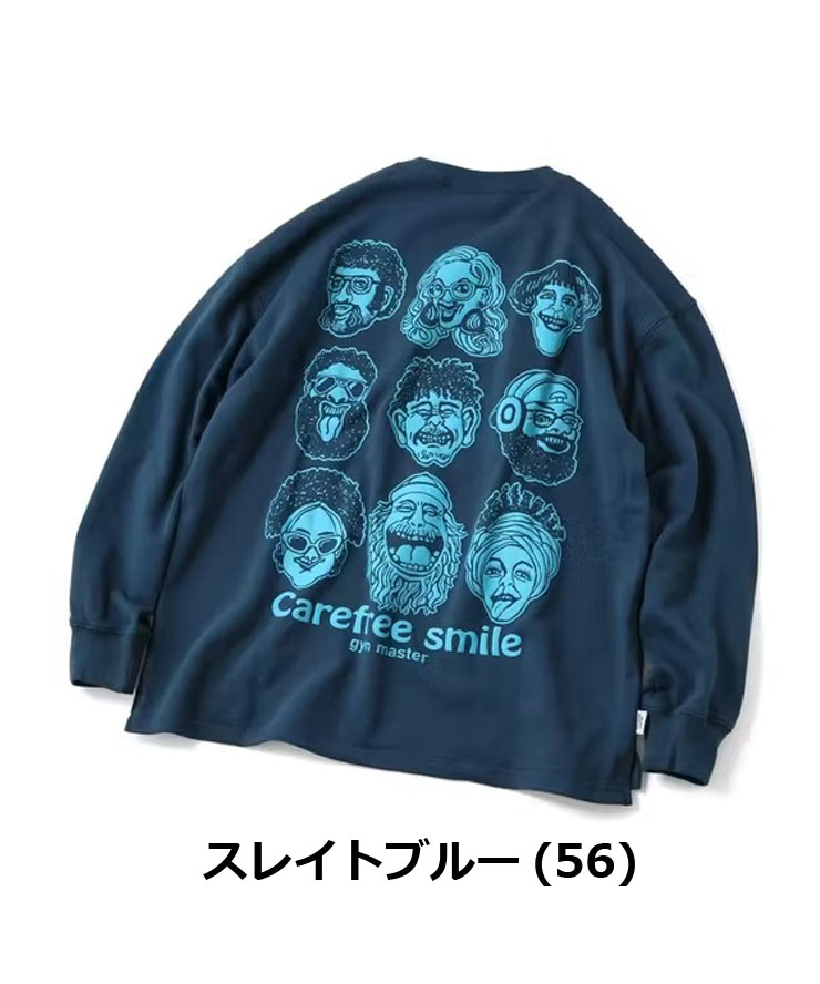 gym master ジムマスター 10.3oz carefree smile スウェットビッグTee G621780 メンズ レディース スウェット トレーナー 秋 冬 秋冬 | gym master | 04