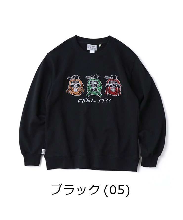 gym master ジムマスター 10.3oz FEEL IT! 刺繍スウェットシャツ G621786 メンズ レディース スウェット トレーナー | gym master | 02