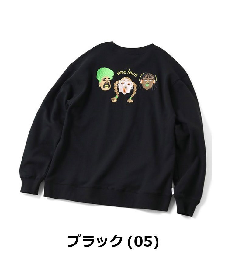 gym master ジムマスター 10.3oz one love 刺繍スウェットシャツ G621787 メンズ レディース スウェット トレーナー 秋 冬 秋冬 | gym master | 02