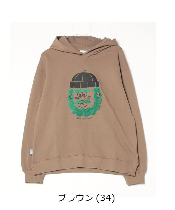 gym master ジムマスター 10.3oz open your heart スウェットプルパーカー G621789 綿100% フード フーディー | gym master | 03