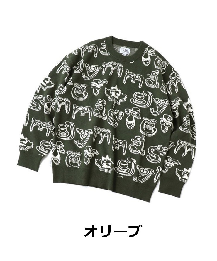 gym master ジムマスター ジャガードニット gym monster クルーネック G621798 メンズ 大きいサイズ レディース ニット セーター | gym master | 03