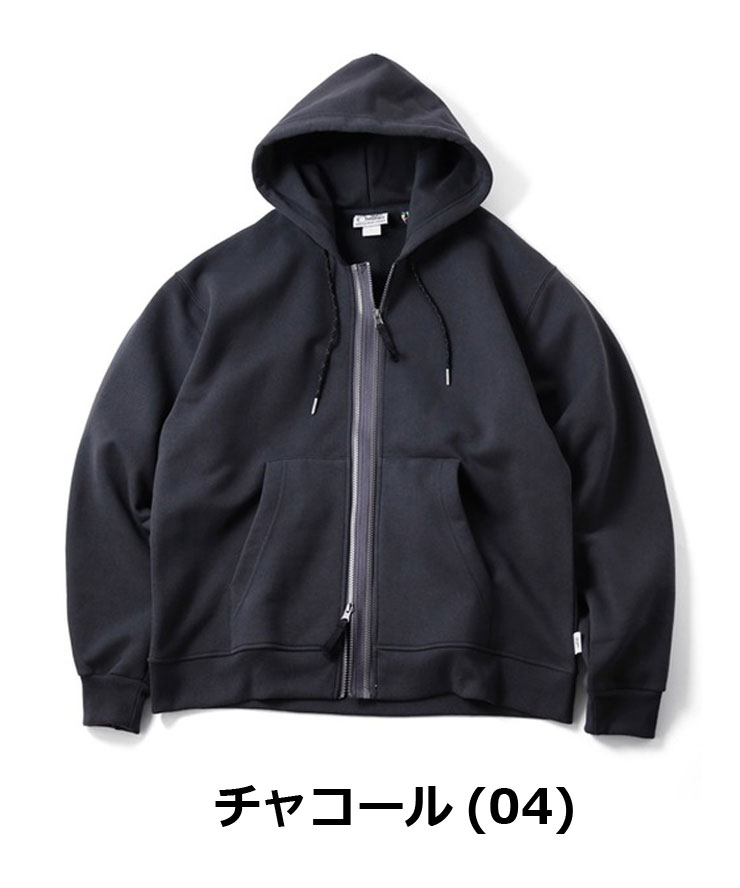 gym master ジムマスター 12oz ヘビー裏起毛スウェットトダブルジップ パーカー G633700 メンズ レディース パーカ スウェット | gym master | 02