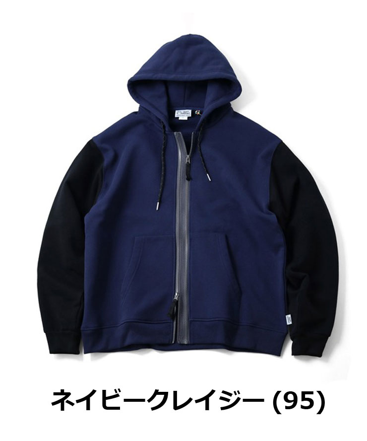 gym master ジムマスター 12oz ヘビー裏起毛スウェットトダブルジップ パーカー G633700 メンズ レディース パーカ スウェット | gym master | 05