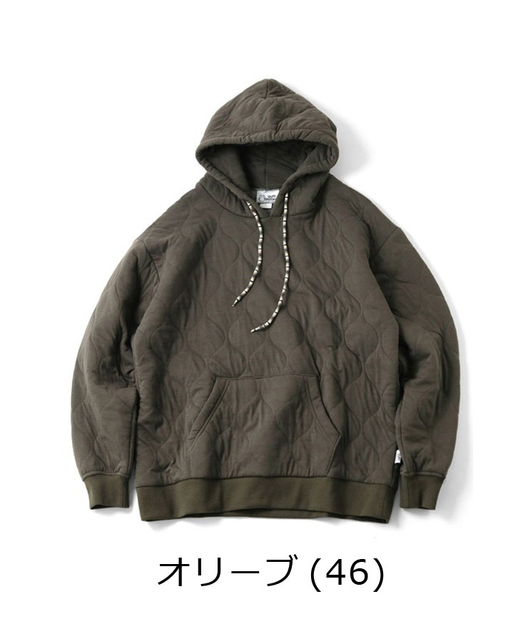 gym master ジムマスター ウェーブキルト プルパーカー G633703 スウェット フード フーディー メンズ レディース 冬 秋冬 | gym master | 04