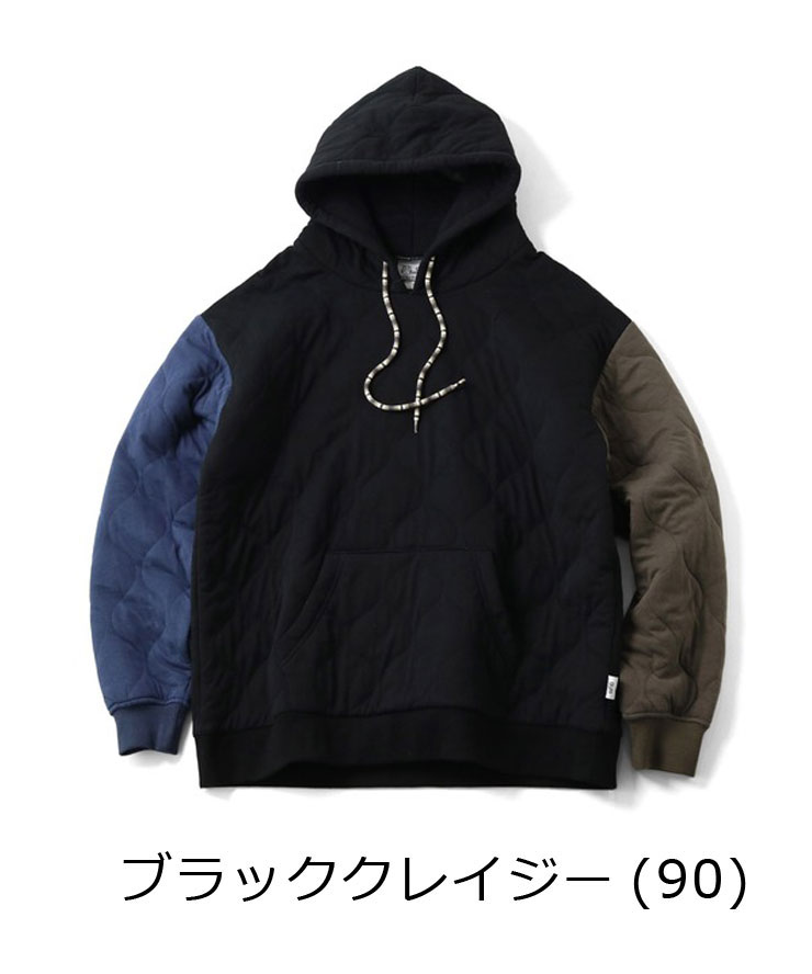 gym master ジムマスター ウェーブキルト プルパーカー G633703 スウェット フード フーディー メンズ レディース 冬 秋冬 | gym master | 06