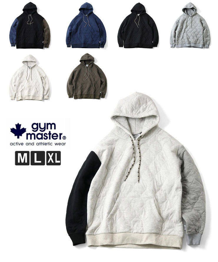 gym master（ジムマスター） ウェーブキルト プルパーカー G633703