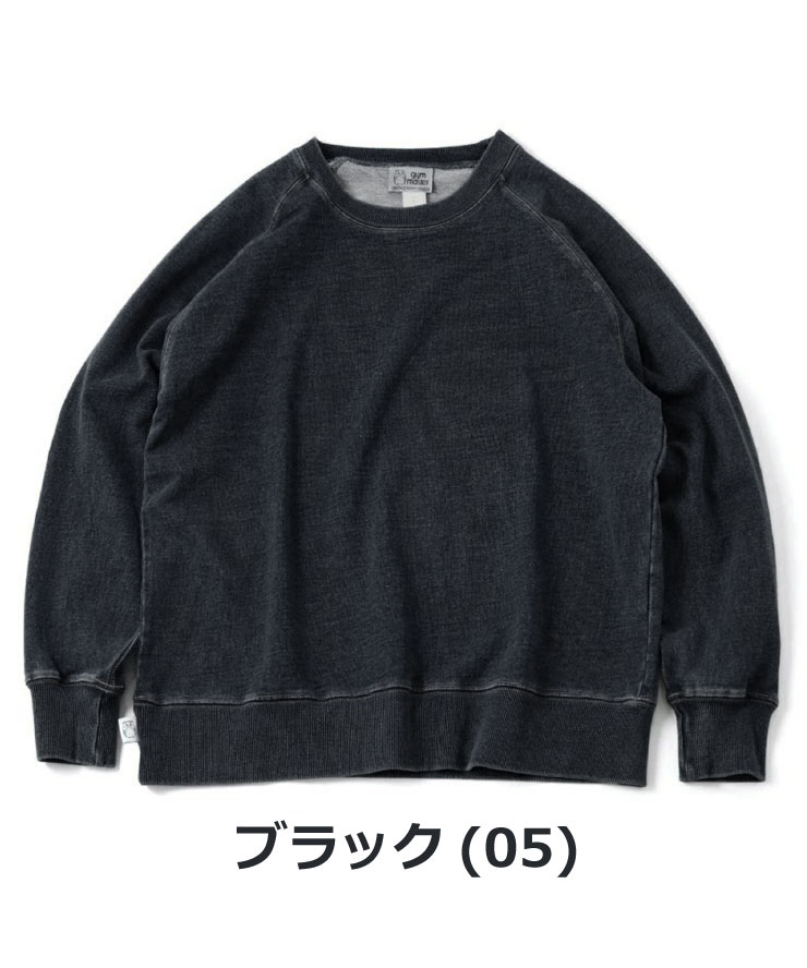 トレーナー メンズ レディース 春 夏 スウェット クルーネック デニムスウェット gym master ジムマスター 11oz インディゴ G633711 | gym master | 03