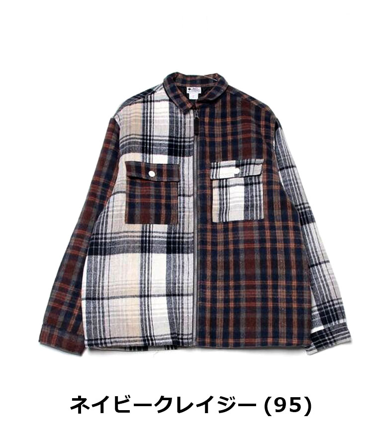 gym master ジムマスター ヘビーチェックネル中ワタジップジャケット  G633715 メンズ レディース ジャケット カバーオール 秋 冬 秋冬 | gym master | 05