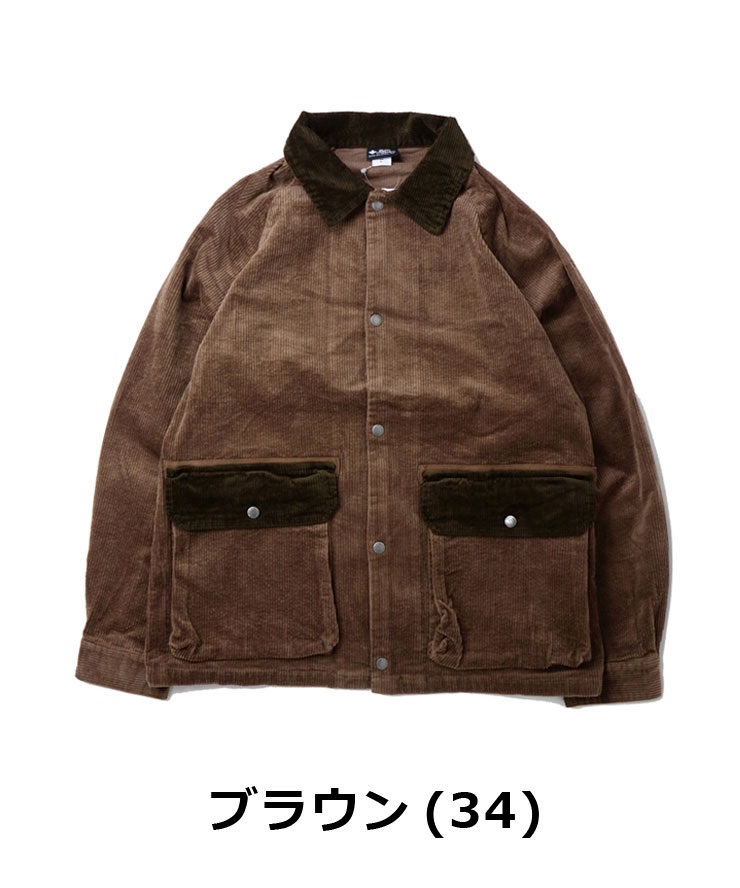 ジムマスター gym master ストレッチ コーデュロイ カバーオール G633723 メンズ レディース ジャケット 大きいサイズ 秋 冬 秋冬 | gym master | 03