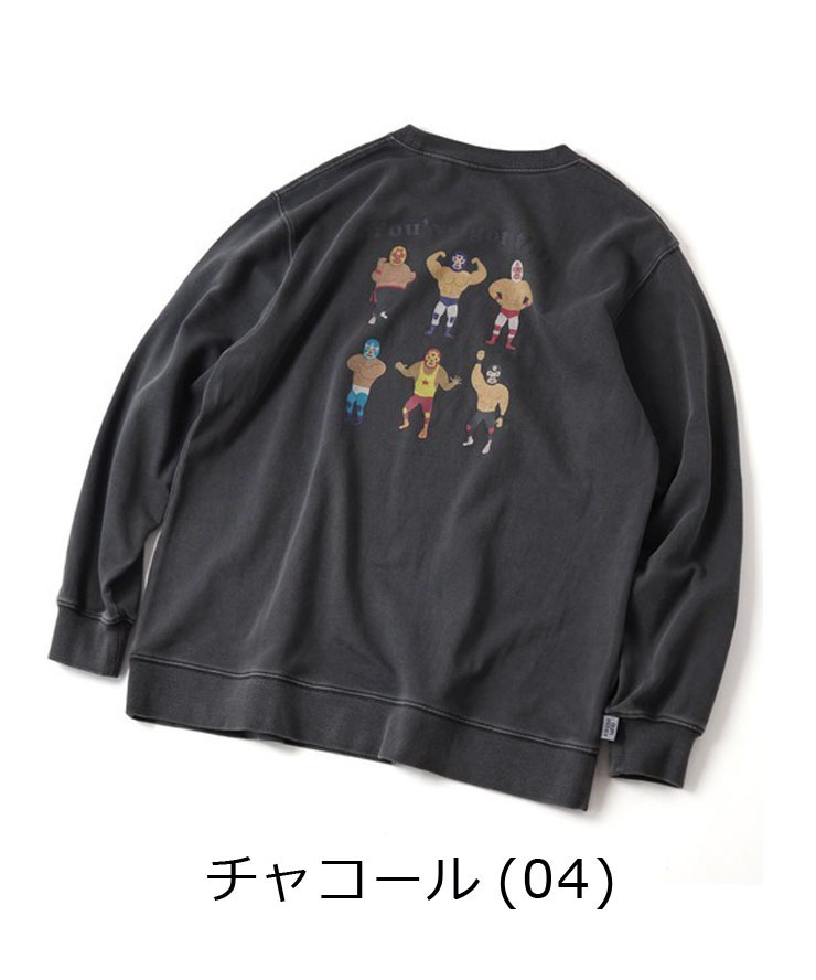 gym master ジムマスター 9.4oz ピグメントレスラースウェットシャツ  G633740 メンズ レディース スウェット トレーナー 秋 冬 秋冬 | gym master | 01