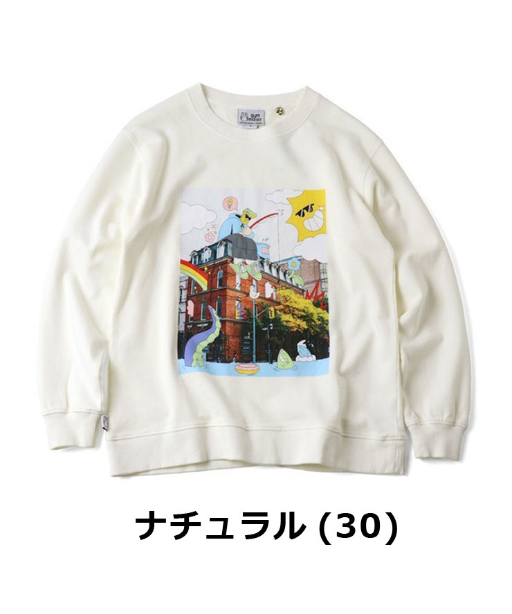 gym master ジムマスター 9.4oz ピグメントレスラースウェットシャツ G633741 メンズ レディース スウェット トレーナー | gym master | 03